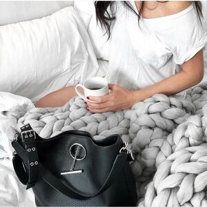 Henri Bendel Black Shoulder Bag